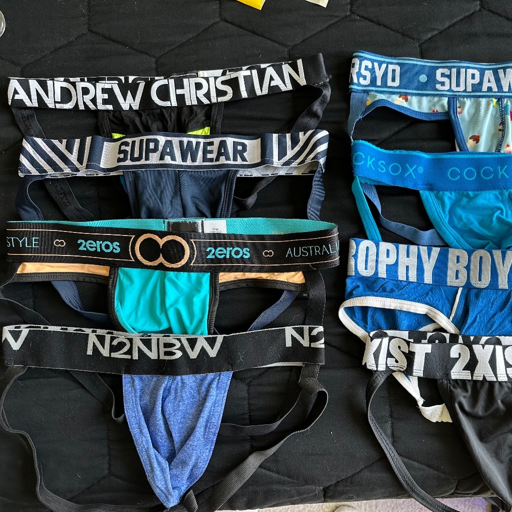 Designer Jockstraps Lot of 8!